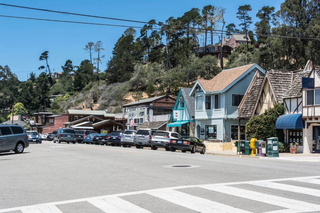 Houses in downtown Cambria California