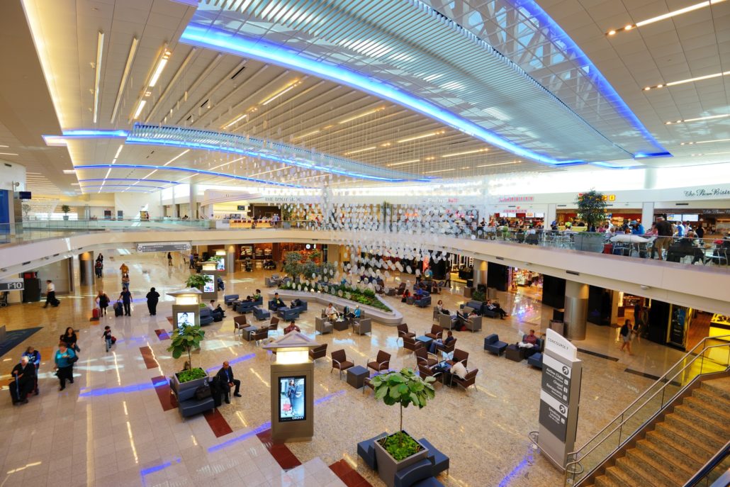 Main hall in Hartsfield Atlanta Airport