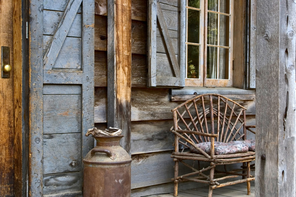 Rustic porch