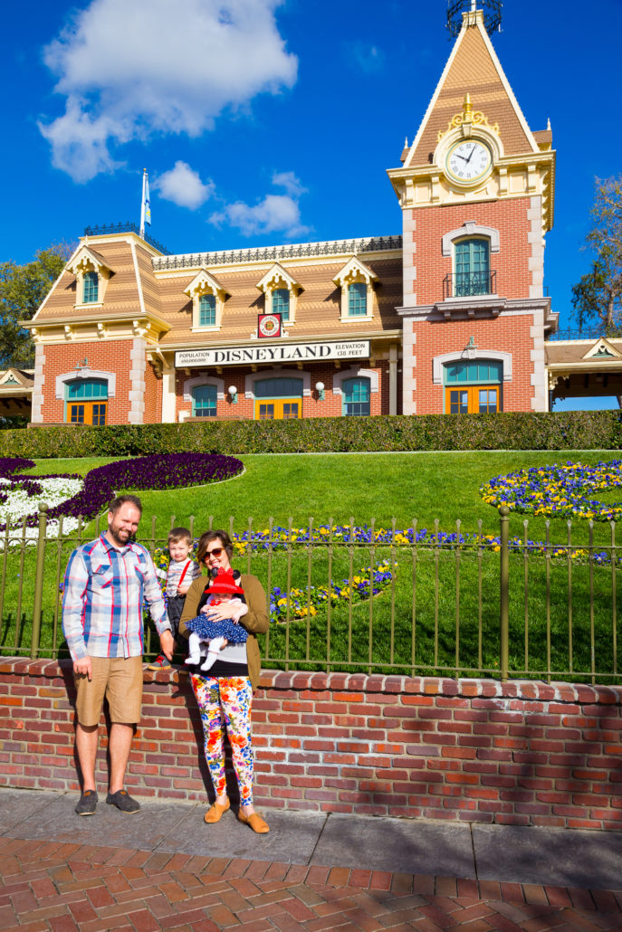 Family at Disney Park