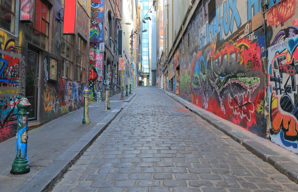 Street art walking tour in Melbourne, Australia