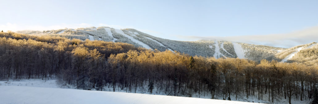 View from ski resort hill