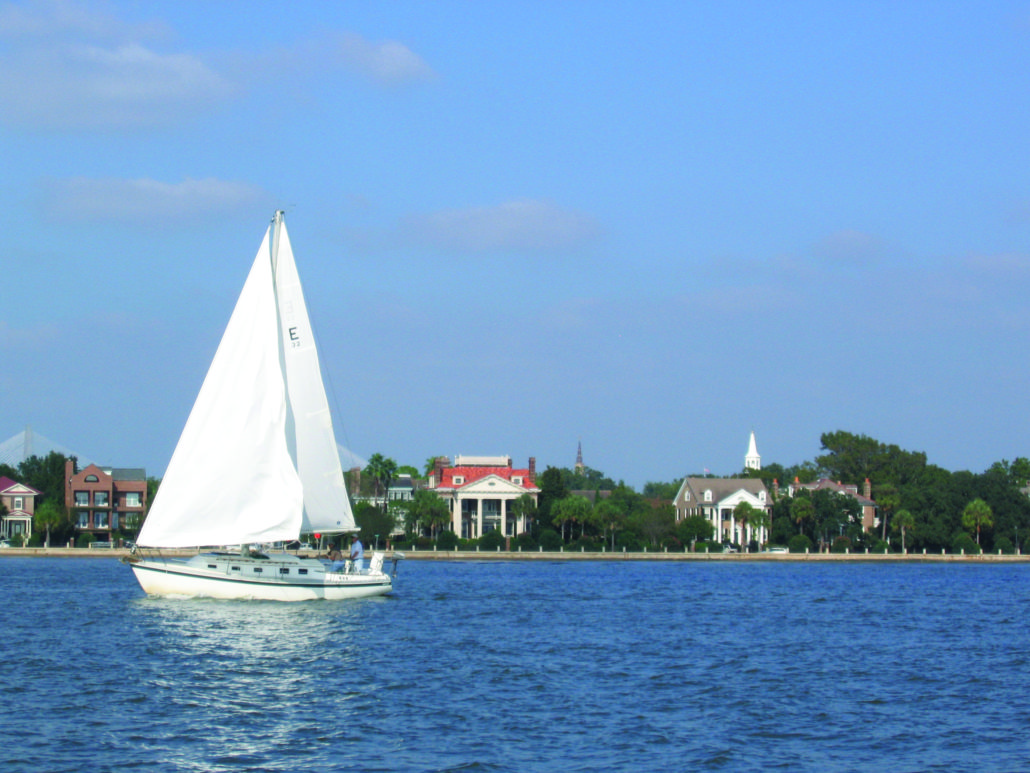 Charleston Sailing in the Harbor