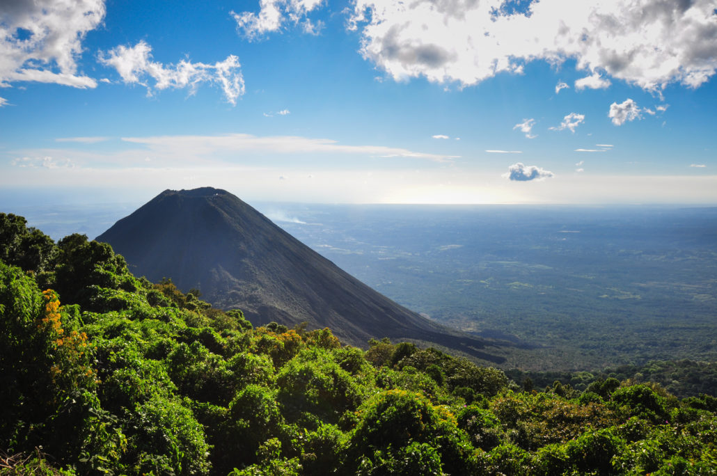 Izalco Volcano from Cerro Verde National Park, El Salvador