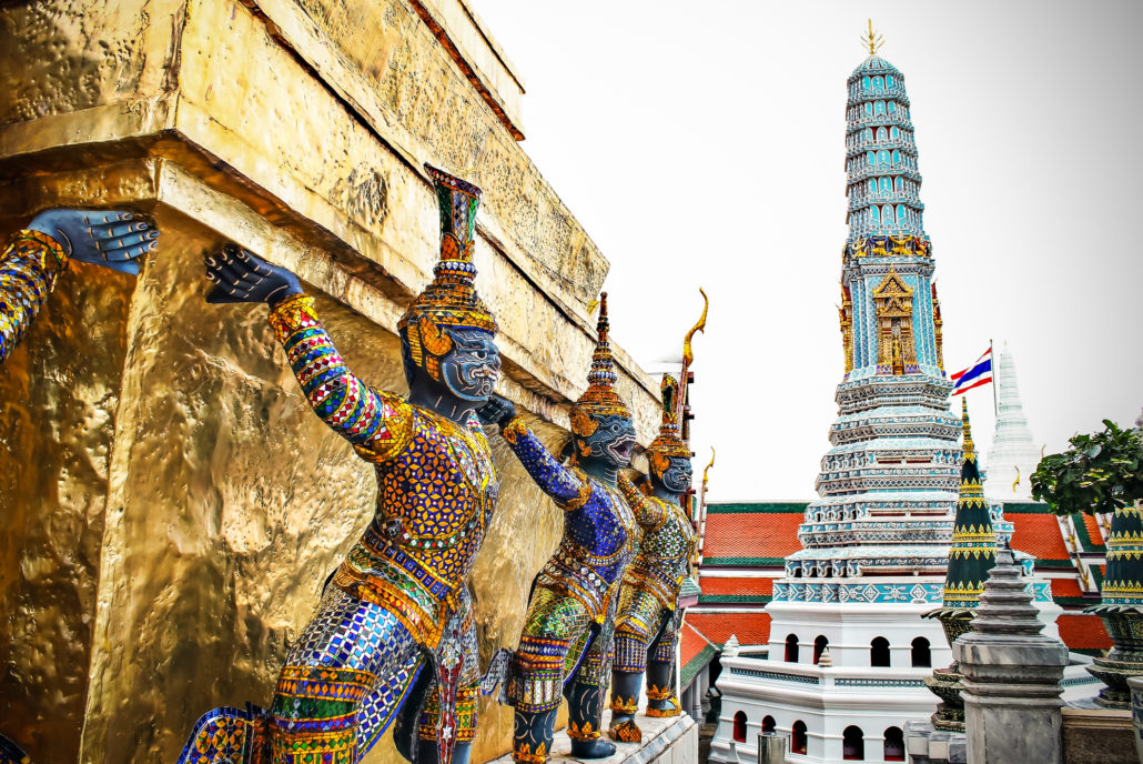 Giant in Wat Phra Kaeo, The Royal Grand Palace - Bangkok, Thaila. Culture, buddhism.