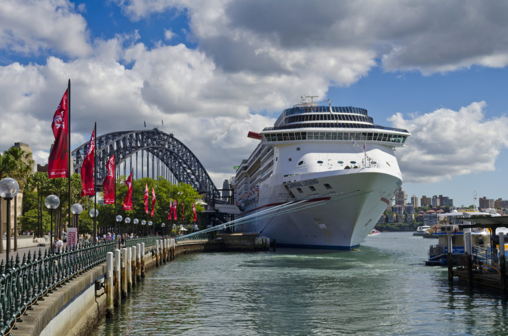 Carnival Cruise Ship and Bridge