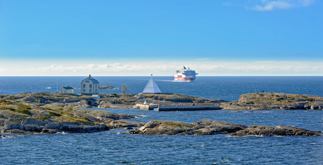 Viking Line ferry ship on Baltic Sea
