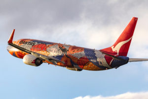 Qantas Airways Painted Plane
