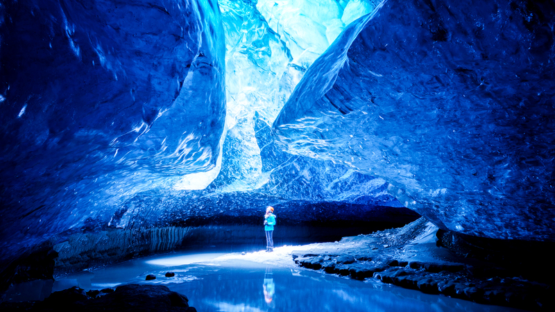 Iceland ice Cave