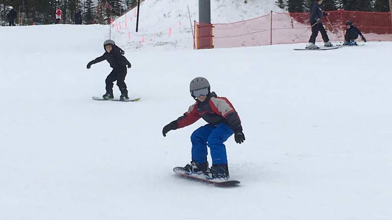 Post-snowboarding lessons in Vail, Colorado 