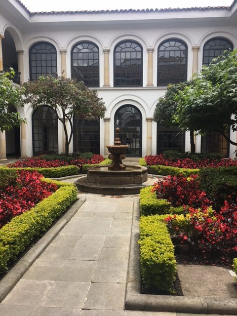 Courtyard of Museo Botero