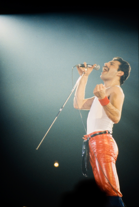 Freddie Mercury, Queen in concert, 1980 © Buurserstraat386 | Dreamstime.com