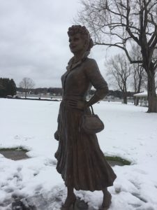 Lucy statue, Jamestown, New York © Holly Riddle