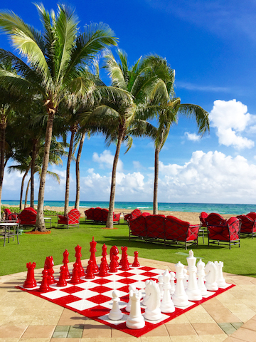 Chess at the hotel © Acqualina Resort