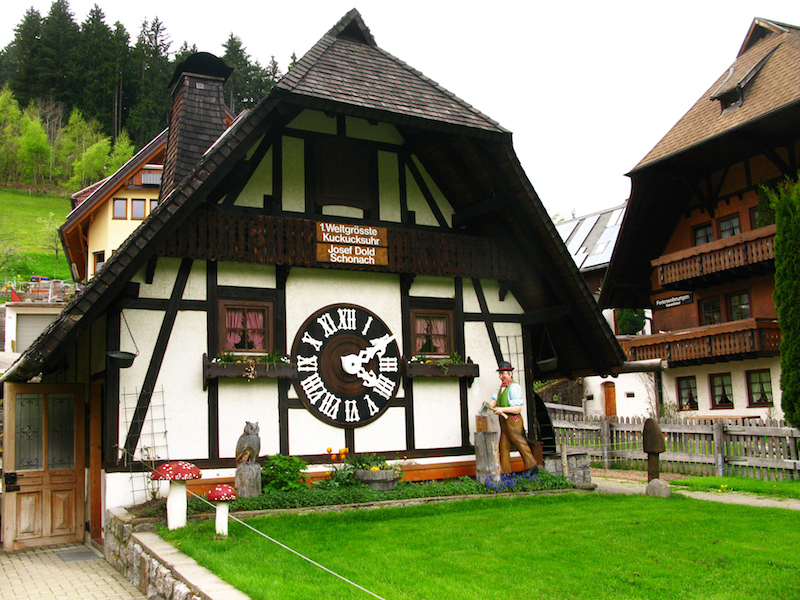 World's oldest and largest Cuckoo Clock in Schonach, Germany © Stillman Rogers