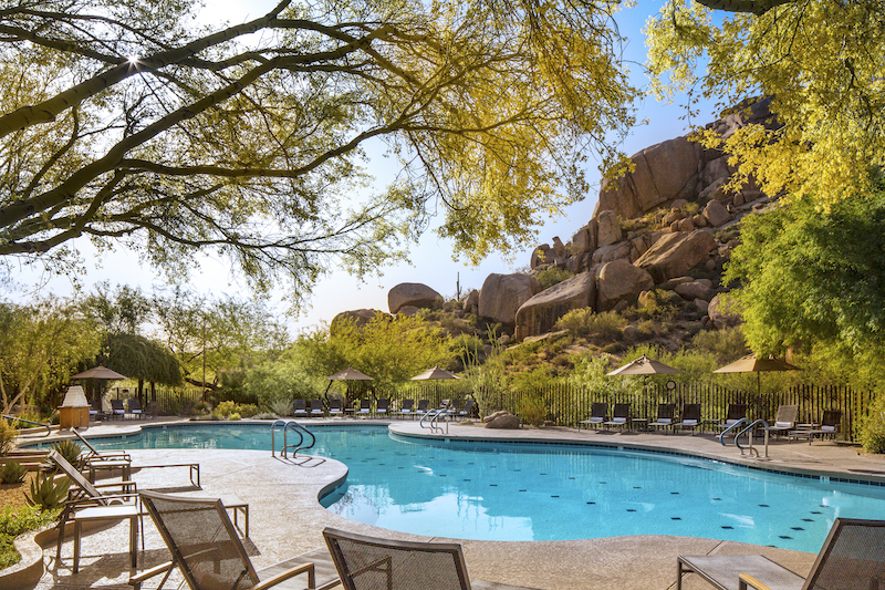 Pool at the resort © The Boulders Resort & Spa
