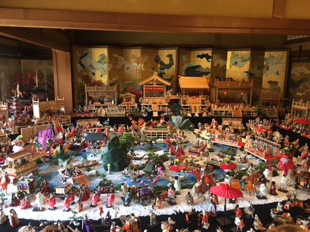 Scenes from the Doll Festival in Fukuoka, Japan