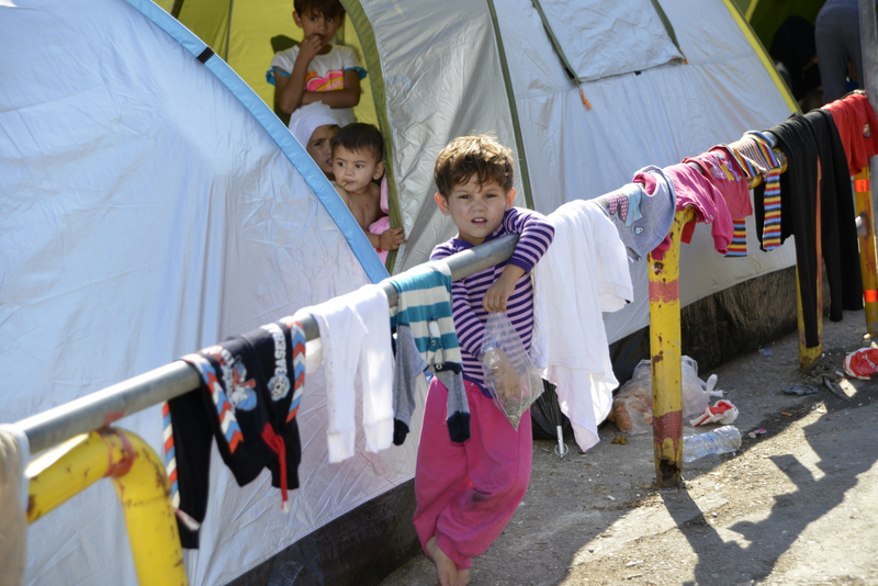 Refugee Camp in Lesvos, Greece © Anjo Kan | Dreamstime.com