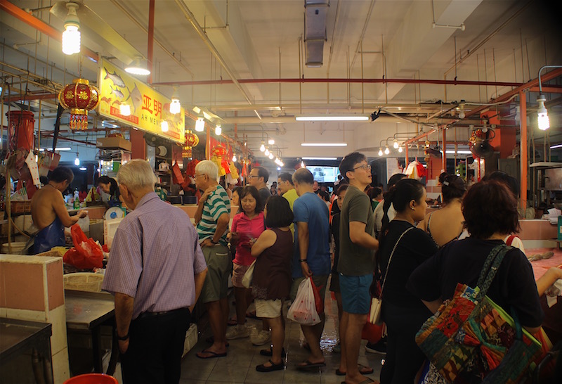 Singapore Chinatown Wet Market.