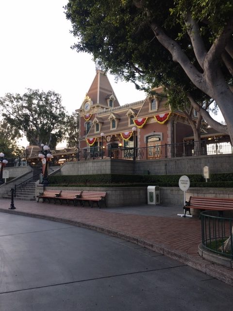 Empty Main Street, Disneyland. Photo: Angelique Platas
