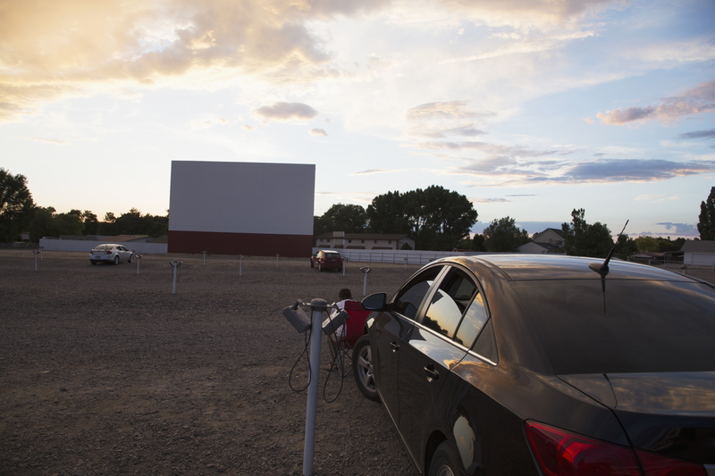 Drive-in Movie Theater. 